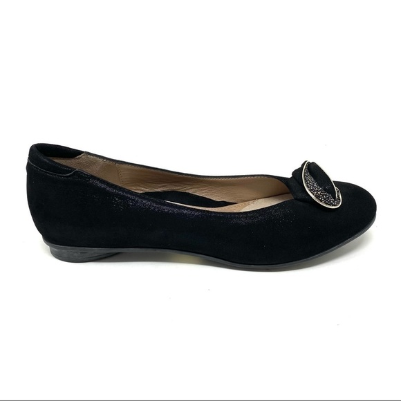Beautifeel Fifa black glittering suede flats 36H - Picture 1 of 7